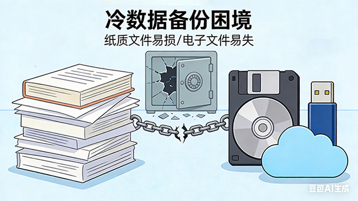 纸质档案易损、电子文件易失